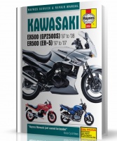 INSTRUKCJA KAWASAKI EX500 (GPZ500S) - KAWASAKI ER500 (ER-5) (1987-2008)