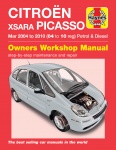 CITROEN XSARA PICASSO 1.6 BENZYNA (2004-2008) KSIĄŻKA NAPRAW I OBSŁUGI
