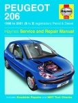 PEUGEOT 206 (1998-2001) KSIĄŻKA NAPRAW I OBSŁUGI