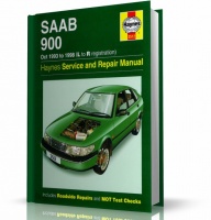 SAAB 900 (1993-1998) Poradnik naprawy i obsługi Haynes