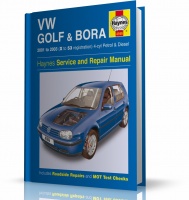 INSTRUKCJA VW GOLF 4 - VW BORA (2001-2003)